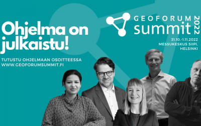 Esittelyssä GeoForum Summitin keynote-puhujat 